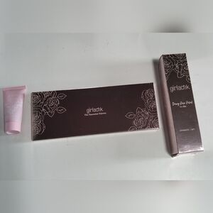 Girlactik Face Set The Essential Palette, Face Mist Rose Petal, Face‎ Scrub New.